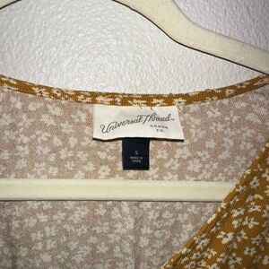 Universal Thread Mustard Floral dress